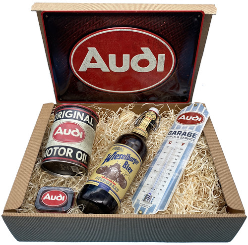 Geschenkbox audi garage - geschenkbox,