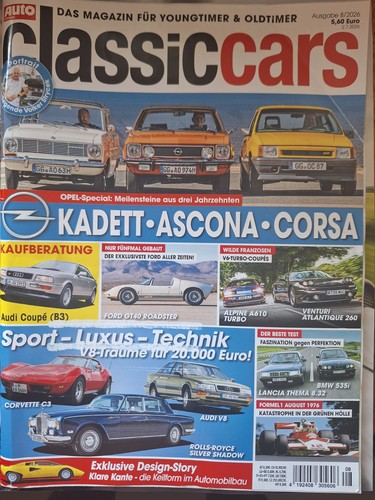 Classic cars 2026 opel - 08/2026,